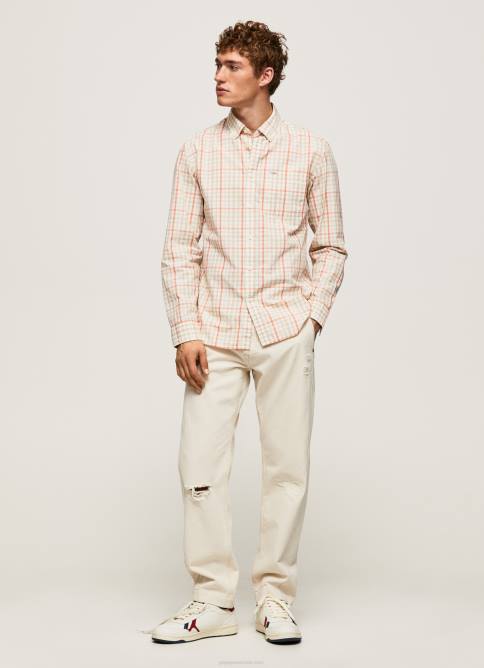multi camisa de popelina a cuadros lory Pepe Jeans 06X41068 hombres - Imagen 3
