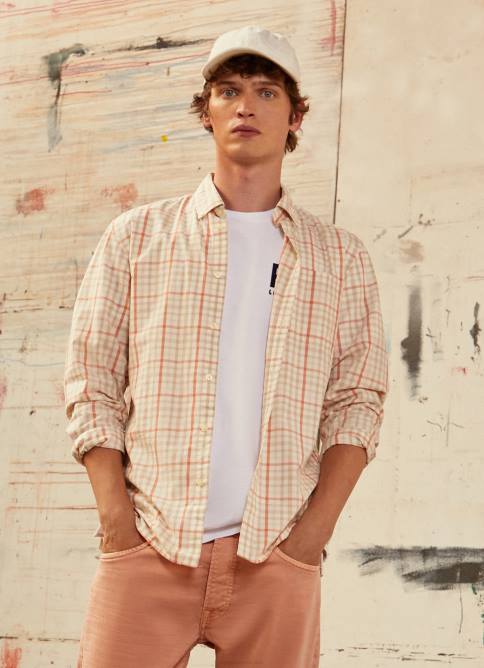 multi_camisa_de_popelina_a_cuadros_lory_pepe_jeans_06x41068_hombres.jpg multi camisa de popelina a cuadros lory Pepe Jeans 06X41068 hombres - Imagen 1