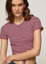 multi camiseta con estampado de rayas Pepe Jeans 06X4442 mujer - Imagen 3