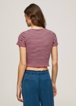 multi camiseta con estampado de rayas Pepe Jeans 06X4442 mujer - Imagen 4