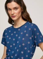 multi camiseta con estampado floral Pepe Jeans 06X4444 mujer - Imagen 3