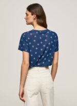 multi camiseta con estampado floral Pepe Jeans 06X4444 mujer - Imagen 4