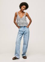 multi camiseta sin mangas con estampado floral Pepe Jeans 06X4334 mujer - Imagen 2