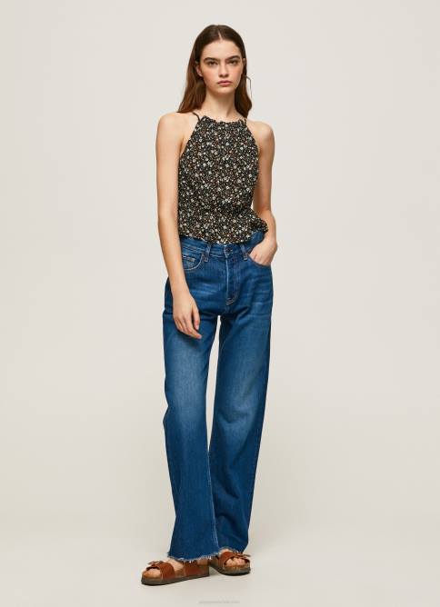 multi camiseta sin mangas con estampado floral Pepe Jeans 06X4366 mujer - Imagen 2