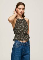 multi camiseta sin mangas con estampado floral Pepe Jeans 06X4366 mujer - Imagen 3