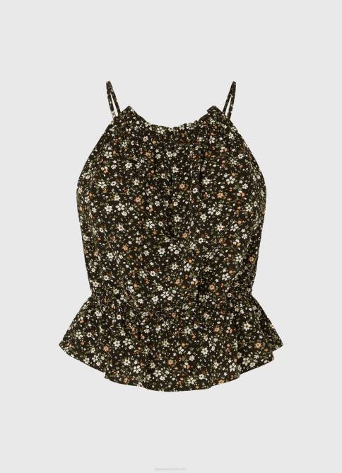 multi camiseta sin mangas con estampado floral Pepe Jeans 06X4366 mujer - Imagen 5
