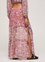 multi falda con estampado floral Pepe Jeans 06X4477 mujer - Imagen 4