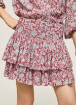 multi falda con estampado floral Pepe Jeans 06X4503 mujer - Imagen 3