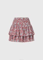 multi falda con estampado floral Pepe Jeans 06X4503 mujer - Imagen 5