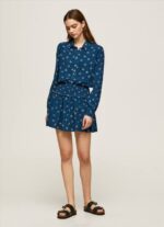 multi falda con estampado floral Pepe Jeans 06X4505 mujer