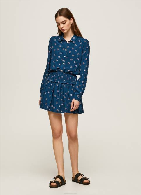 multi_falda_con_estampado_floral_pepe_jeans_06x4505_mujer.jpg multi falda con estampado floral Pepe Jeans 06X4505 mujer - Imagen 1