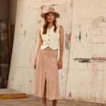 multi falda con estampado floral Pepe Jeans 06X4511 mujer