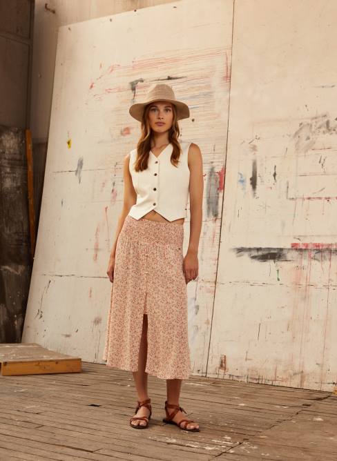 multi_falda_con_estampado_floral_pepe_jeans_06x4511_mujer.jpg multi falda con estampado floral Pepe Jeans 06X4511 mujer - Imagen 1