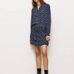 multi falda corta con estampado geométrico Pepe Jeans 06X4497 mujer