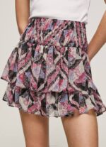 multi falda fluida con volantes Pepe Jeans 06X4494 mujer - Imagen 3