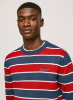 multi jersey de algodón con estampado de rayas Pepe Jeans 06X4861 hombres - Imagen 3