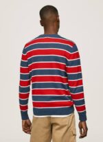 multi jersey de algodón con estampado de rayas Pepe Jeans 06X4861 hombres - Imagen 4