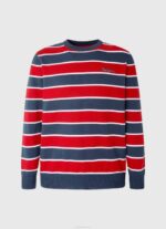 multi jersey de algodón con estampado de rayas Pepe Jeans 06X4861 hombres - Imagen 5