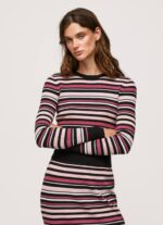 multi jersey de rayas con cuello redondo Pepe Jeans 06X4261 mujer