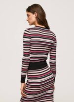 multi jersey de rayas con cuello redondo Pepe Jeans 06X4261 mujer - Imagen 4