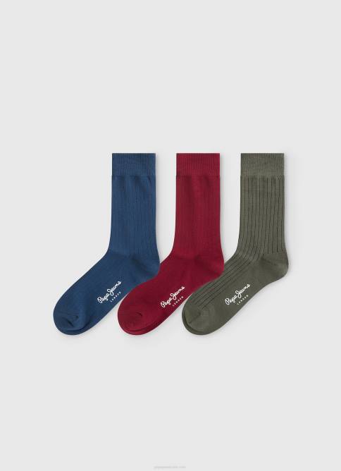multi_pack_de_3_calcetines_largos_pepe_jeans_06x41164_hombres.jpg multi Pack de 3 calcetines largos Pepe Jeans 06X41164 hombres - Imagen 1