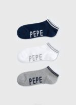 multi pack de 3 calcetines sandi Pepe Jeans 06X4547 mujer