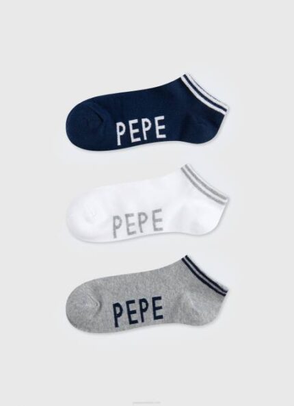 multi pack de 3 calcetines sandi Pepe Jeans 06X4547 mujer