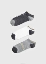 multi Pack de 3 calcetines tobilleros Pepe Jeans 06X41144 hombres