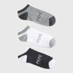multi Pack de 3 calcetines tobilleros Pepe Jeans 06X41145 hombres