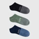 multi Pack de 3 calcetines tobilleros Pepe Jeans 06X41153 hombres