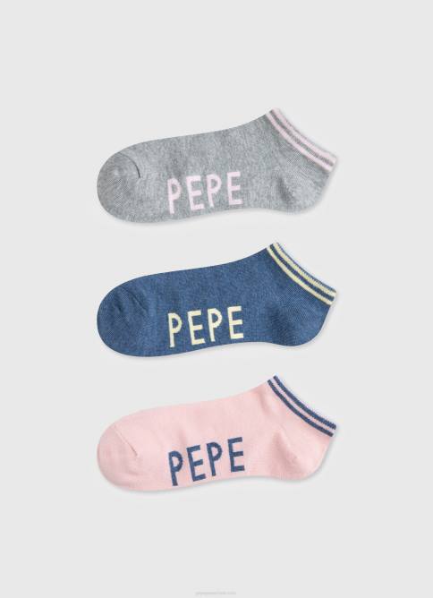 multi pack de 3 pares de calcetines kris Pepe Jeans 06X4556 mujer - Imagen 5