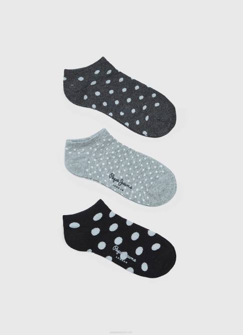 multi pack de 3 pares de calcetines kris Pepe Jeans 06X4556 mujer - Imagen 1