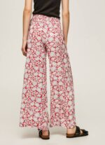 multi pantalones anchos con estampado floral Pepe Jeans 06X4304 mujer - Imagen 4