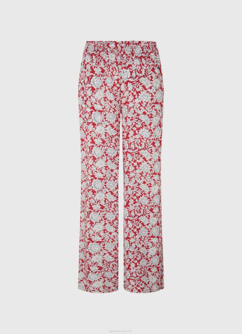 multi pantalones anchos con estampado floral Pepe Jeans 06X4304 mujer - Imagen 5