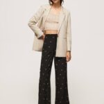 multi pantalones con estampado de cachemira Pepe Jeans 06X4293 mujer