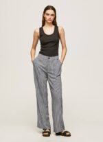 multi pantalones con logo estampado Pepe Jeans 06X4307 mujer