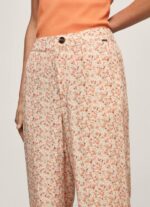 multi pantalones rectos con estampado floral Pepe Jeans 06X4314 mujer - Imagen 4