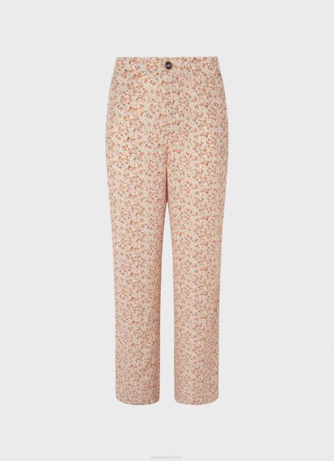multi pantalones rectos con estampado floral Pepe Jeans 06X4314 mujer - Imagen 5