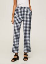 multi pantalones rectos de cuadros vichy Pepe Jeans 06X4290 mujer - Imagen 2
