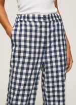 multi pantalones rectos de cuadros vichy Pepe Jeans 06X4290 mujer - Imagen 3