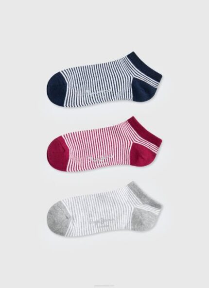 multi paquete de 3 pares de calcetines Lassie Pepe Jeans 06X4562 mujer