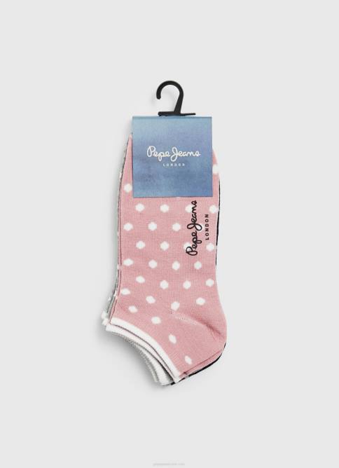 multi paquete de 3 pares de calcetines Pepe Jeans 06X4543 mujer - Imagen 2