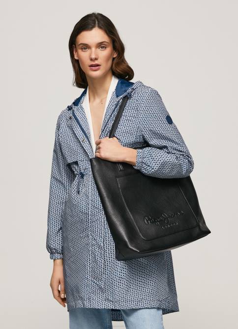 multi parka ligera con logo en toda la prenda Pepe Jeans 06X4137 mujer - Imagen 2