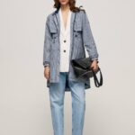 multi parka ligera con logo en toda la prenda Pepe Jeans 06X4137 mujer