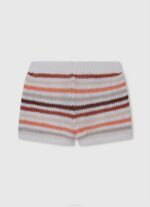 multi shorts coralinos con estampado de rayas Pepe Jeans 06X41506 chica - Imagen 2