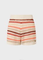 multi shorts tejidos a rayas Pepe Jeans 06X4529 mujer - Imagen 5