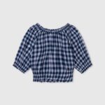 multi top con estampado de cuadros Pepe Jeans 06X41419 chica