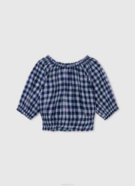 multi top con estampado de cuadros Pepe Jeans 06X41419 chica