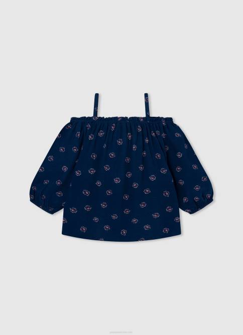 multi top siara con estampado floral Pepe Jeans 06X41422 chica - Imagen 2