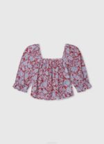 multi top sita con escote cuadrado Pepe Jeans 06X41418 chica